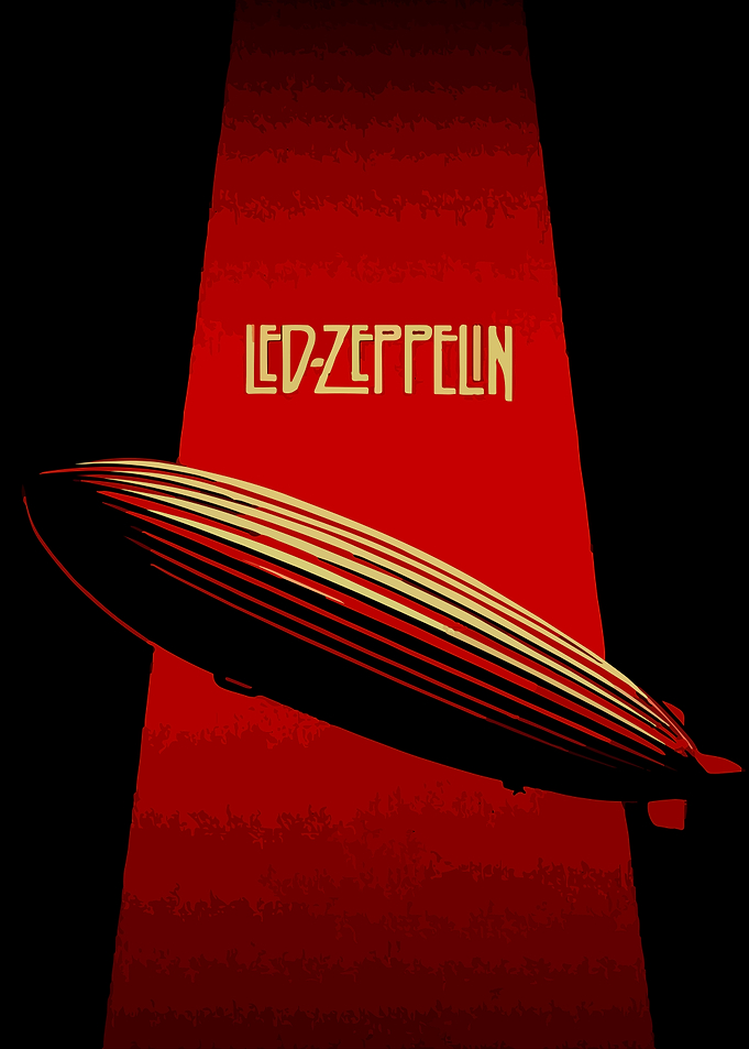 Led Zeppelin Airship Poster Art