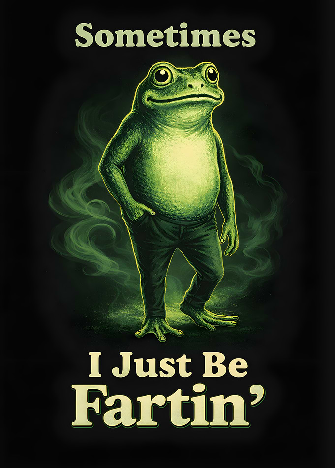 Sometimes I Just Be Fartin' - Funny Retro
