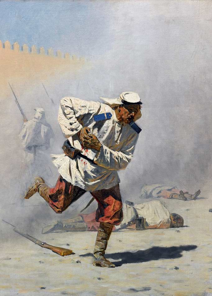 Mortally wounded