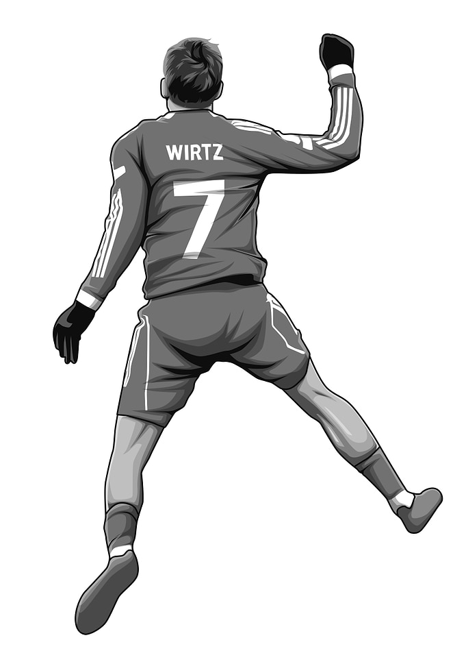 Florian Wirtz Black and White Version