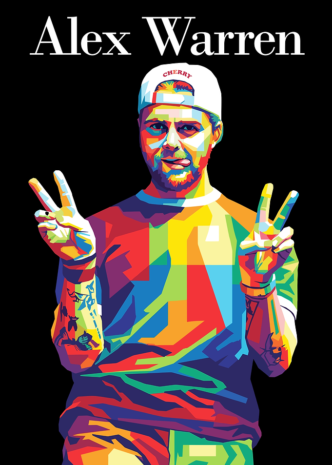 Alex Warren Pop Art Portrait