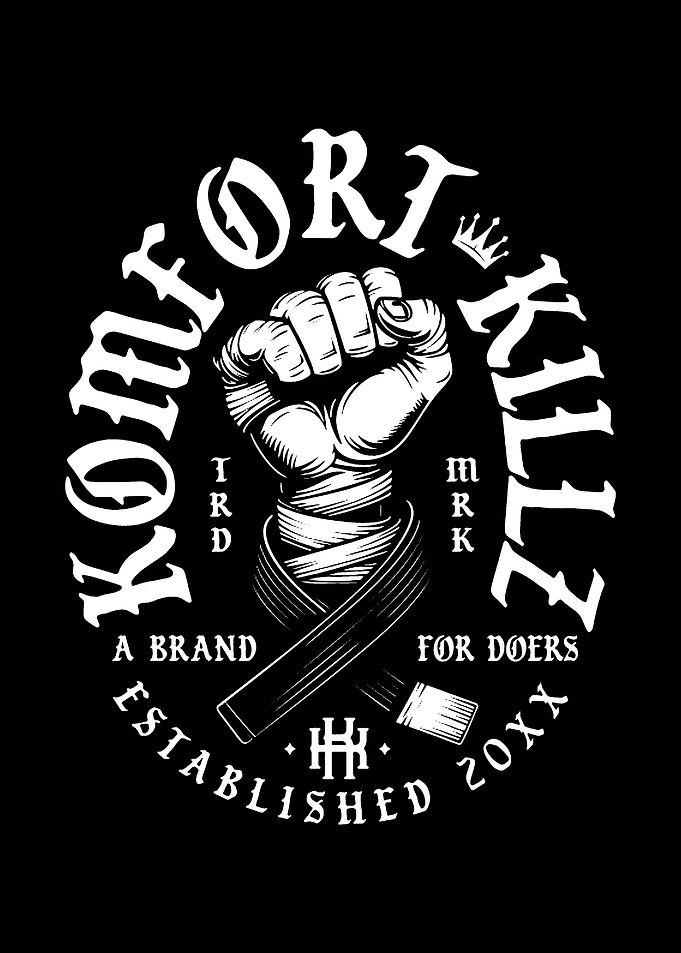 Komfort Killz Fist Black Belt Design