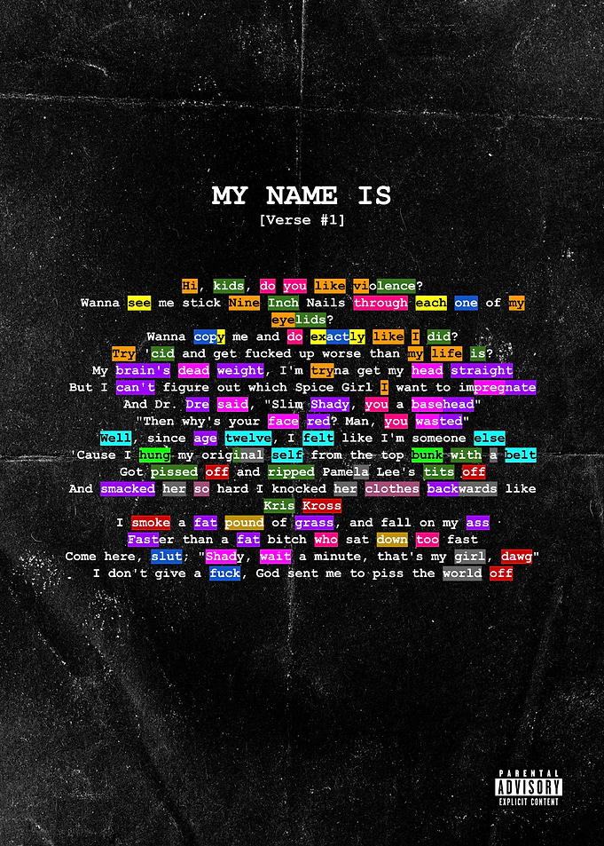 My Name Is - Rhymes Verse 1