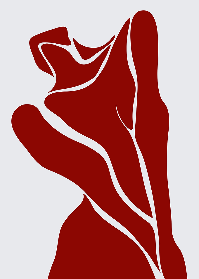 Minimalist Poster – Female Silhouette Modern Wall Art