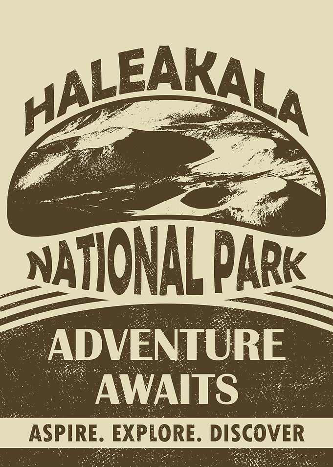Haleakala National Park Vintage Poster