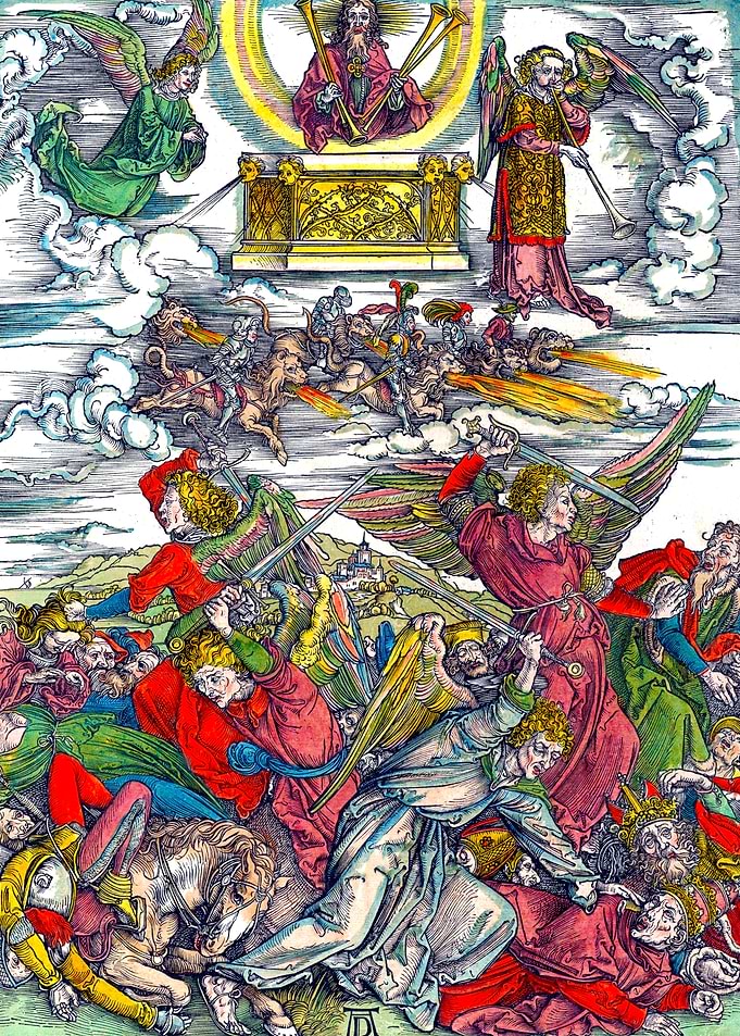 Four Angels of Death Albrecht Durer Woodcut