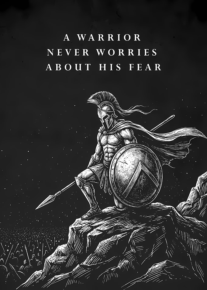 Spartan Warrior Engraving