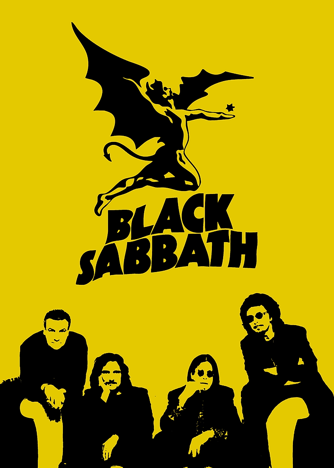 Black Sabbath Band Poster