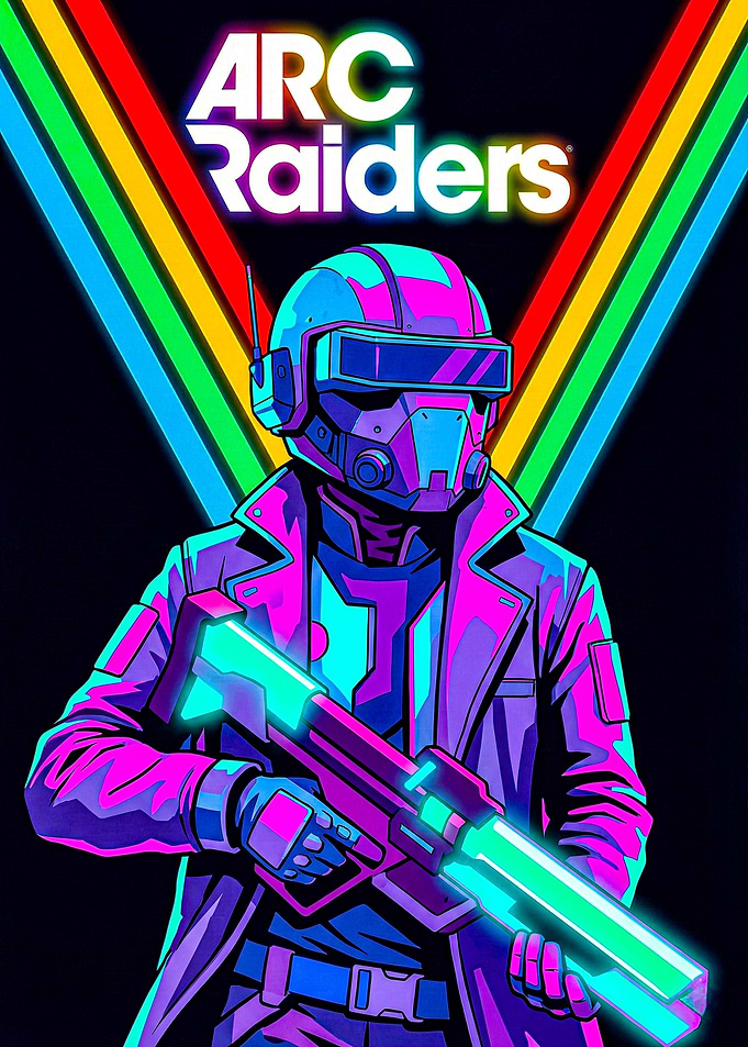 Arc Raiders Neon Cyberpunk Warrior