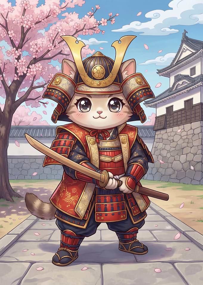 Samurai Cat