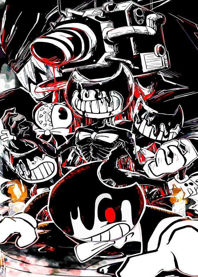 Bendy and the Ink Machine Collage