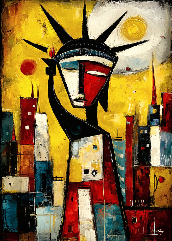 Urban Icon Contemporary Abstract Expressionism