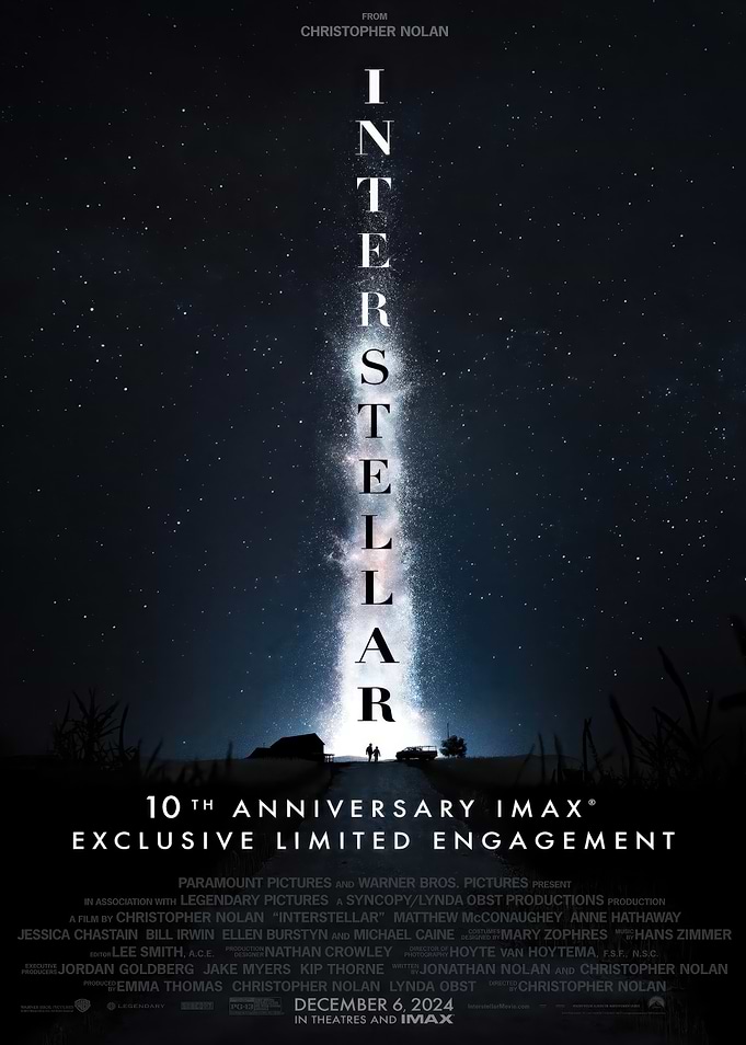 Interstellar 10th Anniversary IMAX Poster
