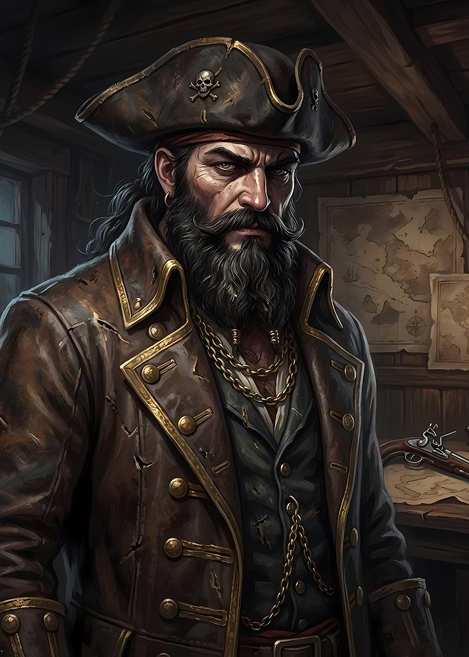 Pirate Captain Portrait
