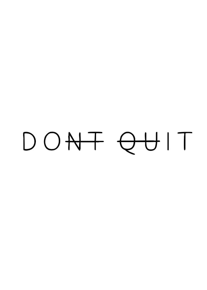 Don't Quit, Do It