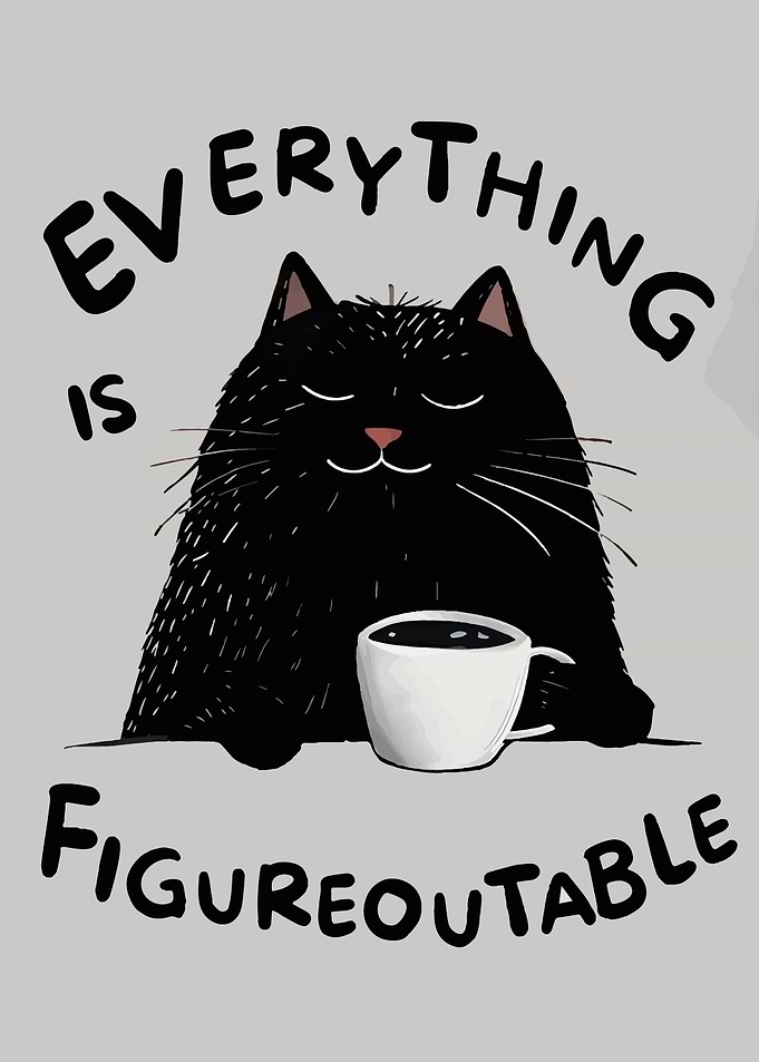 Everything is Figureoutable Cat