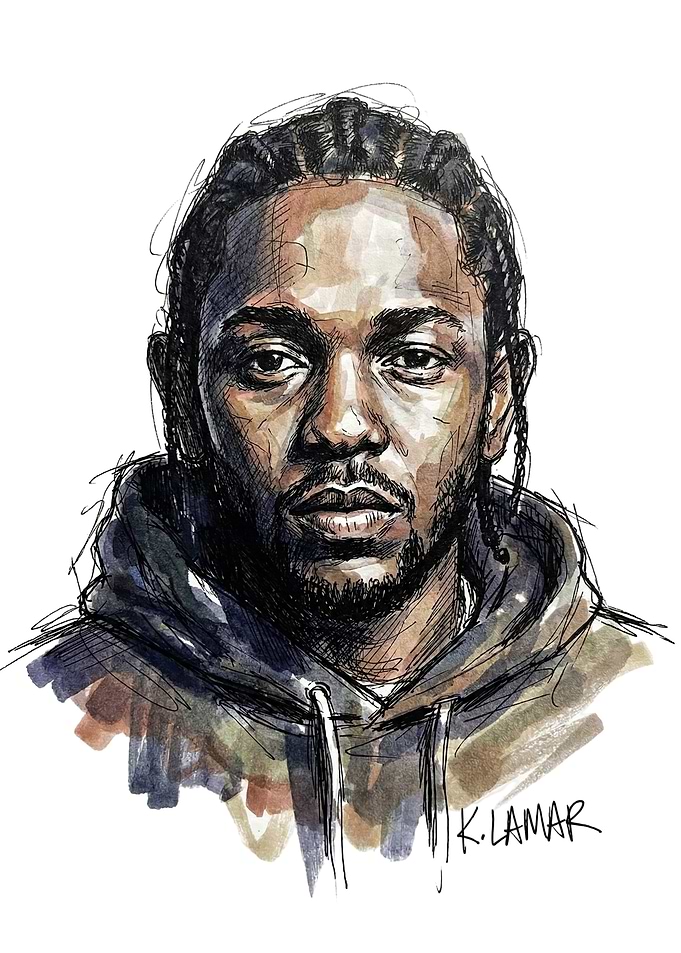 Kendrick Lamar Portrait