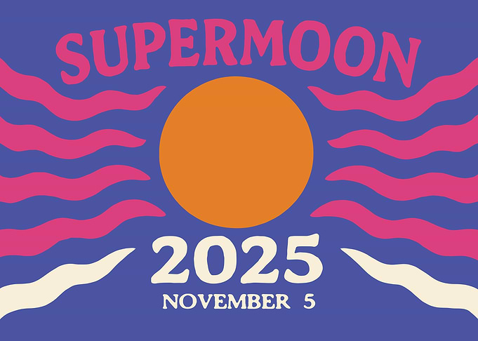 Supermoon 2025 November 5 Poster