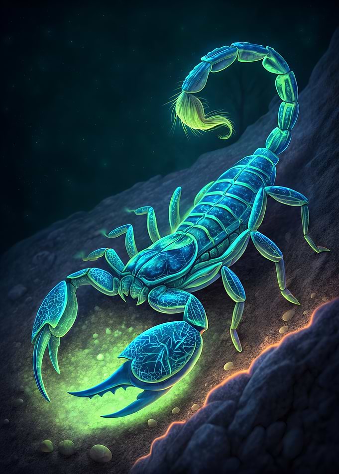 Glowing Scorpion