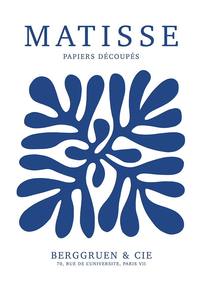 MATISSE | Quatre Fleurs Bleue