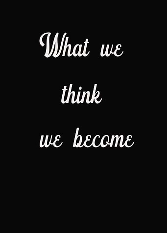 What we think we become