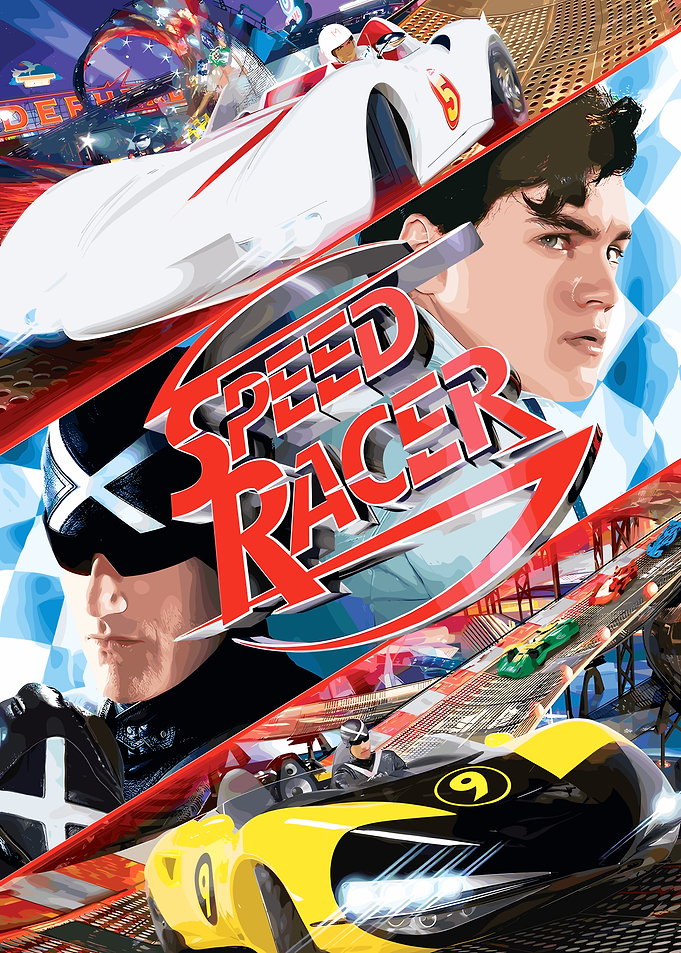 Speed Racer Collage