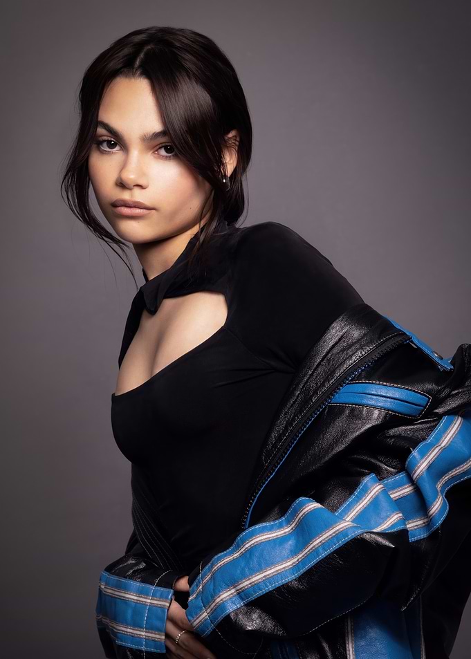 Woman in Black Top and Jacket ariana greenblatt