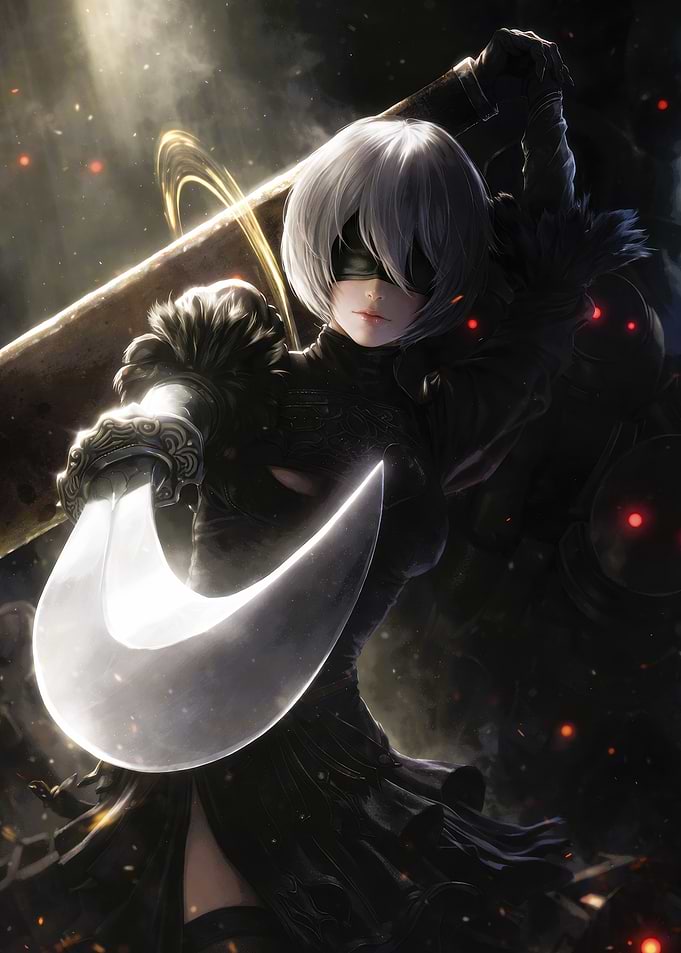 2B Nier Automata Fanart