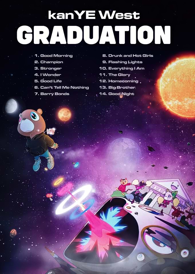 Kanye West Graduation Album Cover
