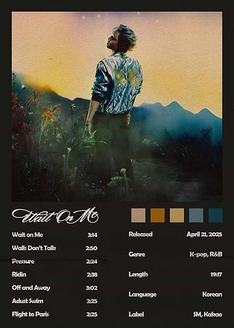 KAI Wait On Me Album Cover