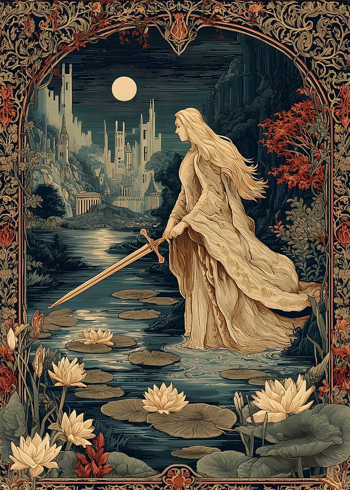 Lady of the Lake with Sword