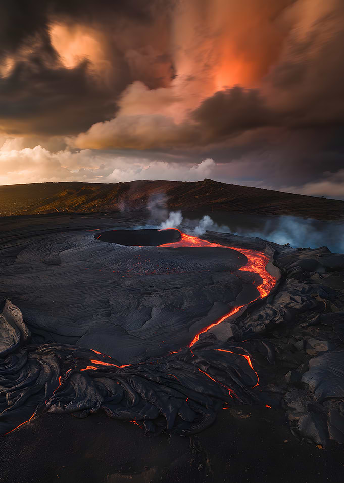 Volcanic Eruption Landscape