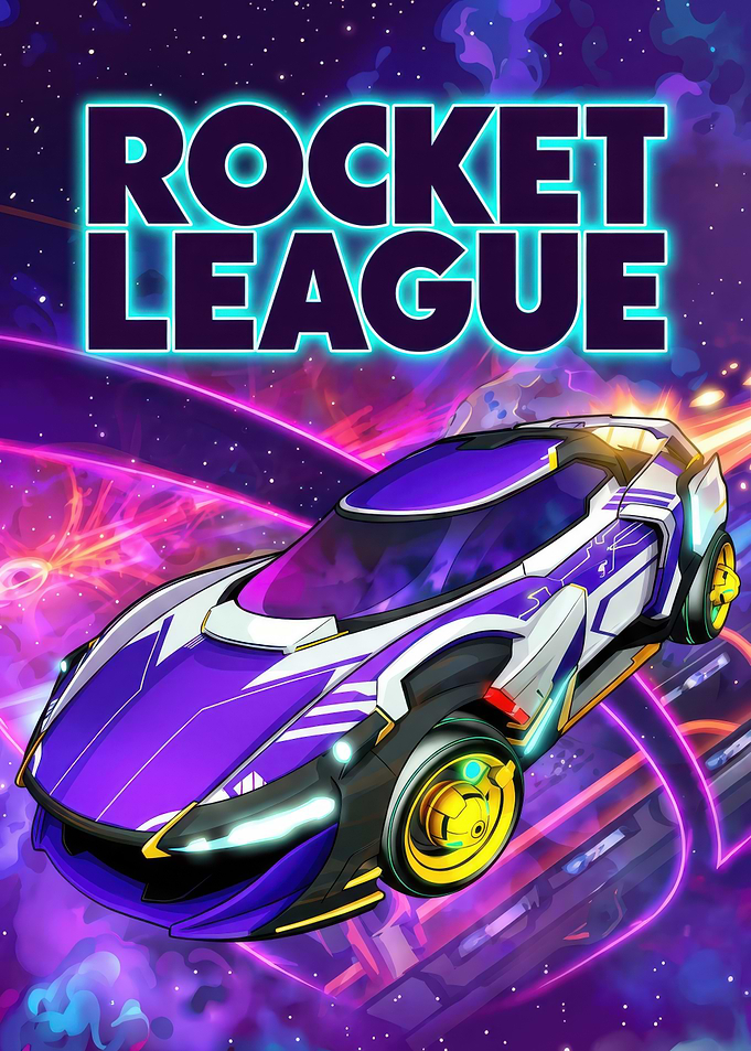 Rocket League Car in Space
