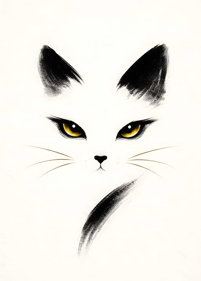 Elegant Cat Portrait