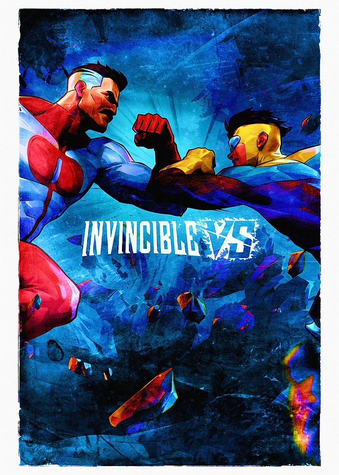 Invincible VS Comic Book Cover Art