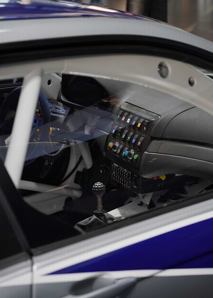 Race Car Interior View