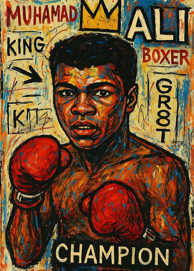 The king Muhammad Ali Painting