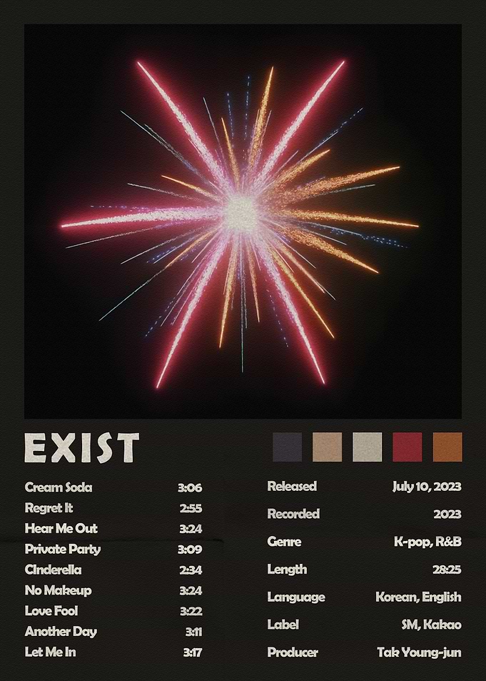 EXO EXIST Album Cover