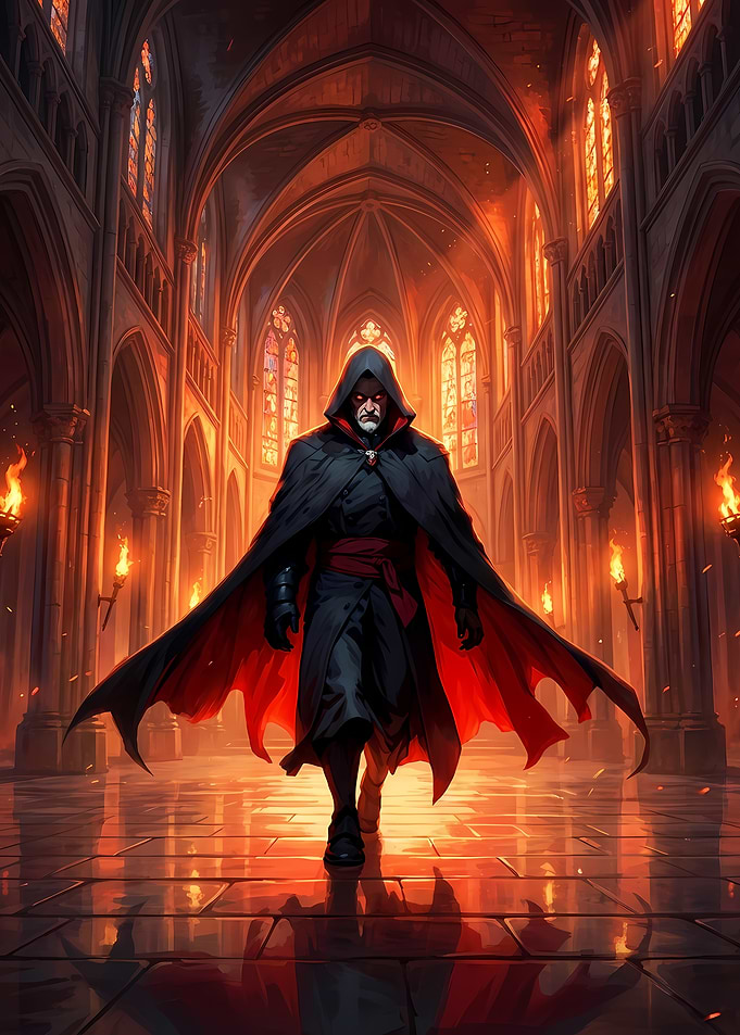 Vampire in Cathedral