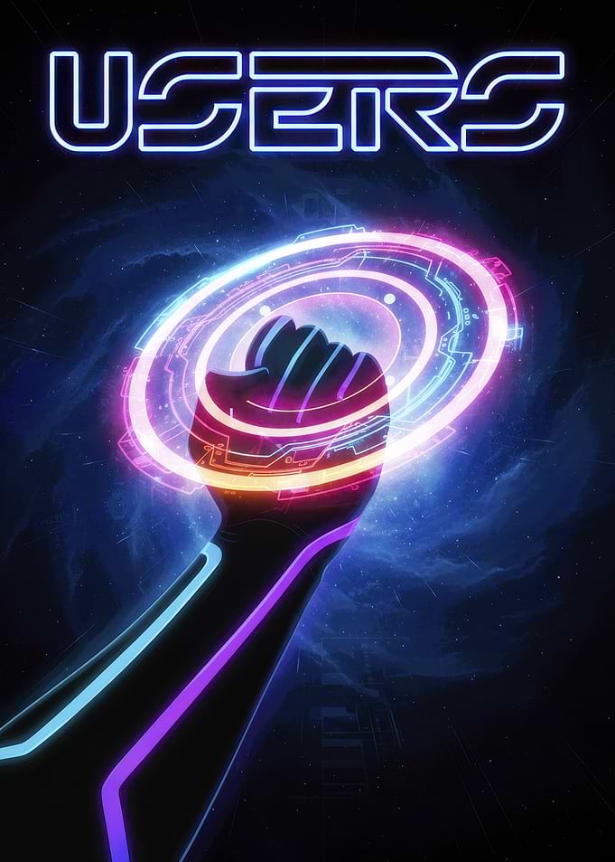 USERS Neon Cyberpunk Fist