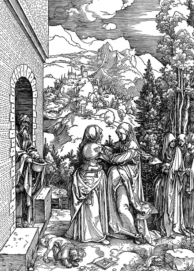Visitation Albrecht Durer Engraving