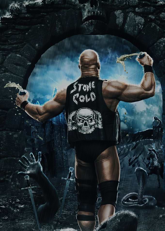 Stone Cold Steve Austin Illustration