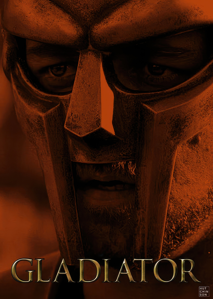 Gladiator Movie Poster Close-Up