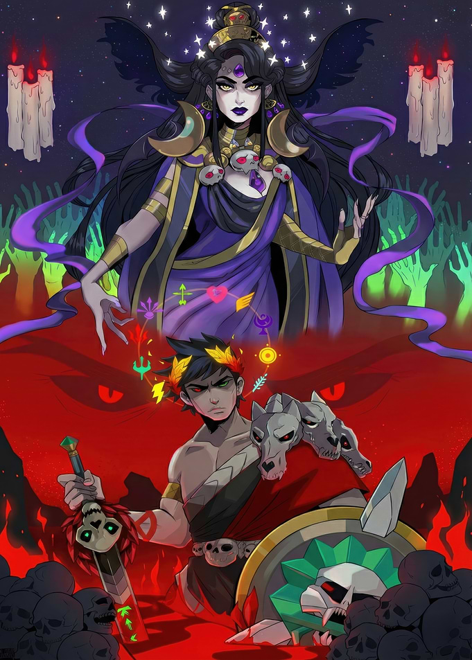 Hades game fan art illustration