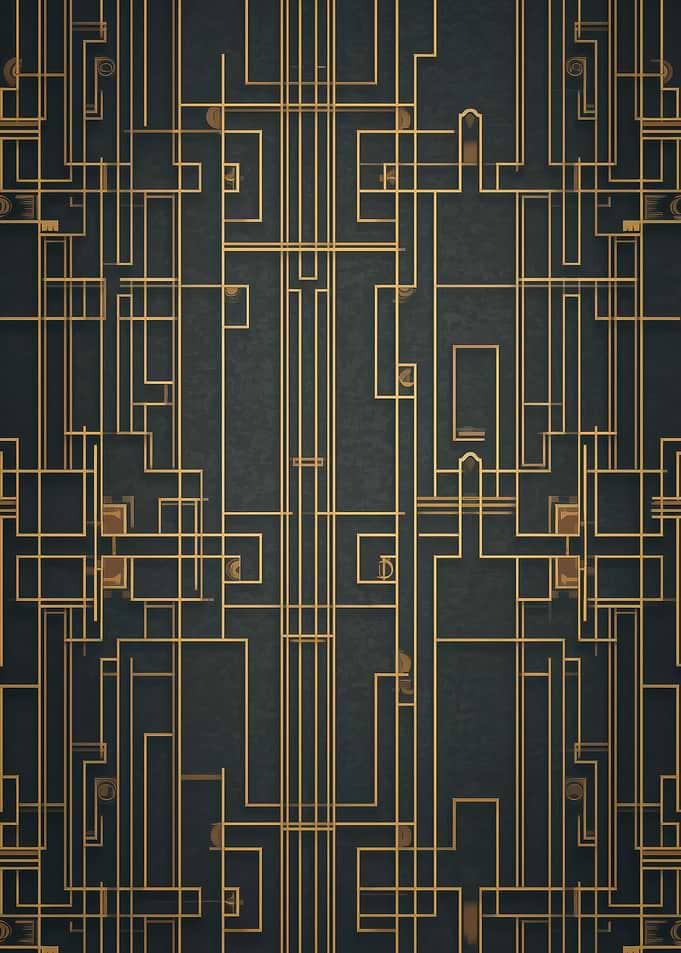 Art Deco Geometric Pattern