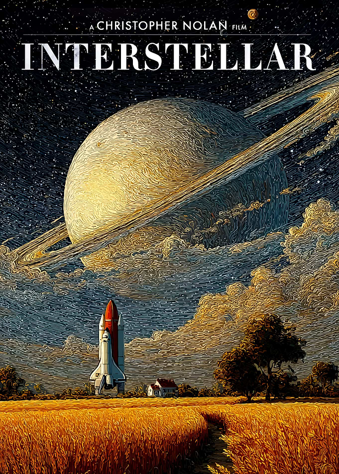 Interstellar Movie Poster Art