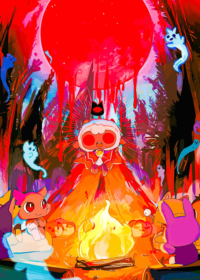 Cult of the Lamb Campfire Scene