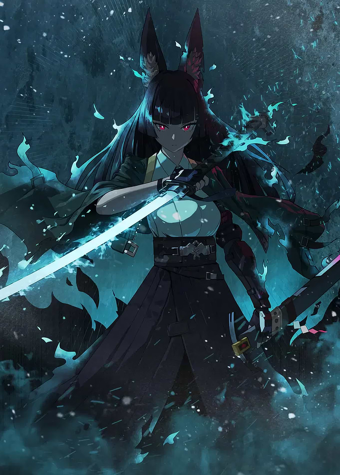 Girl with Swords