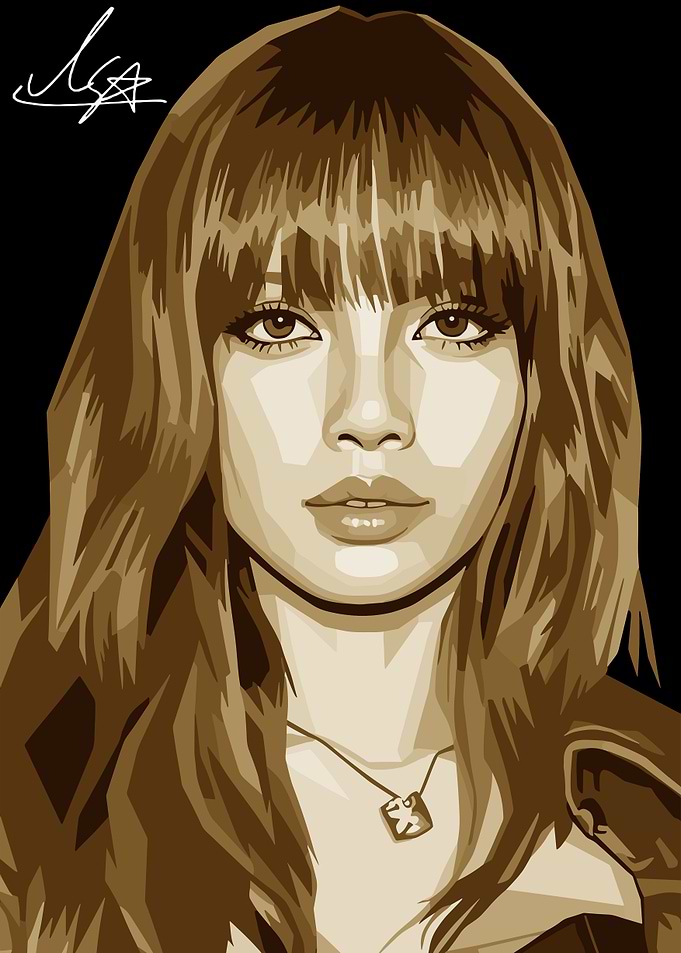 Lisa Portrait in Sepia Tones