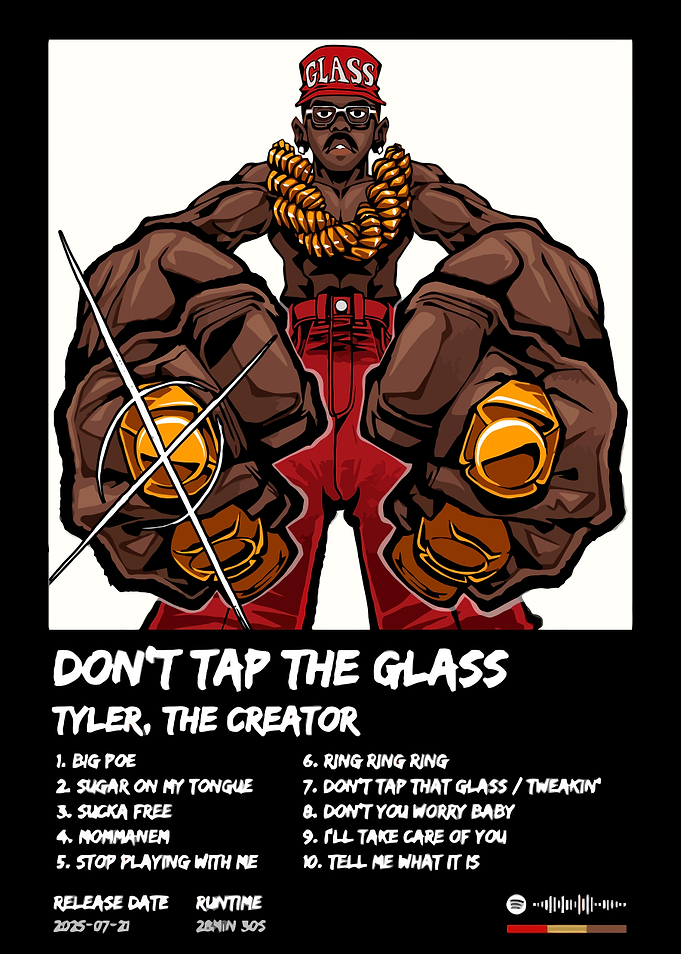 Tyler, the Creator - Don't Tap Glass Illustration